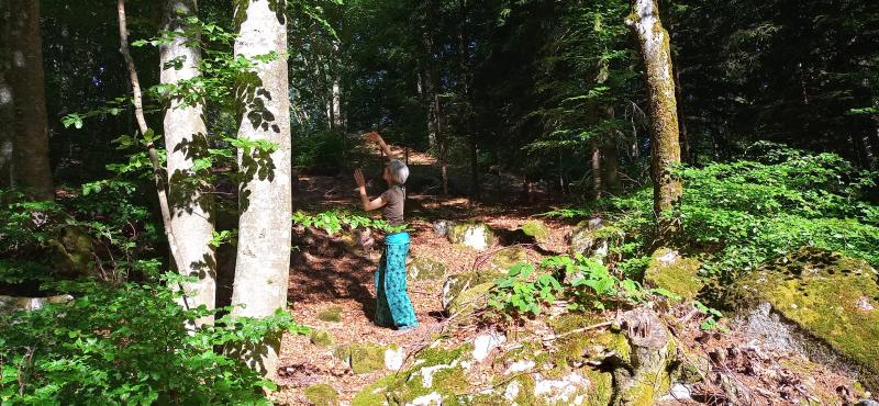 Danzaterapia nel bosco